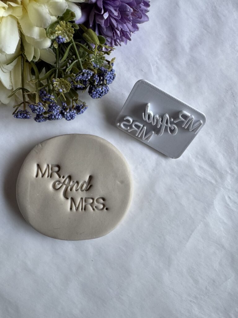 Mr and Mrs stamp