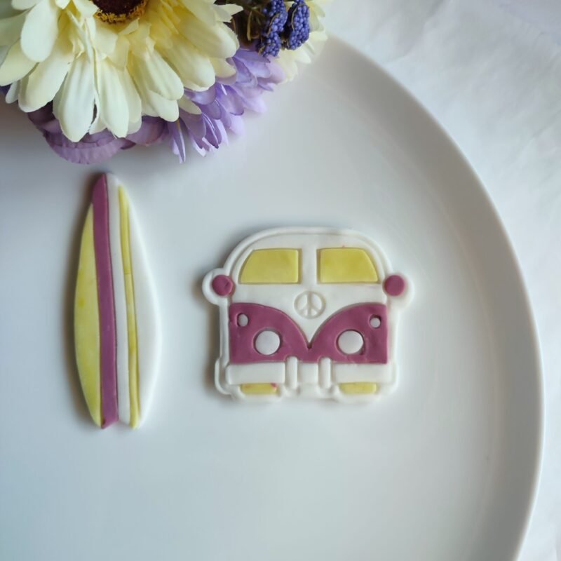Van & Surfboard