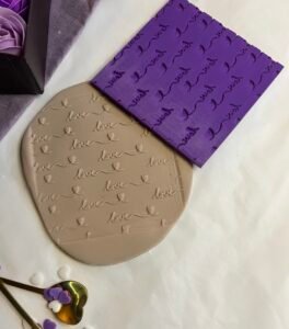 Texture love calligraphy