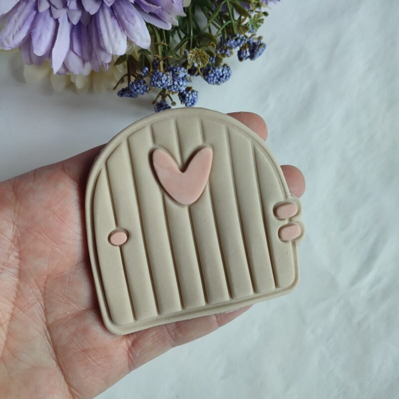 Door with heart