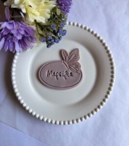 Frame with butterfly