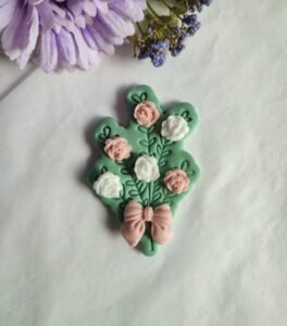 Wedding flowers with leaves