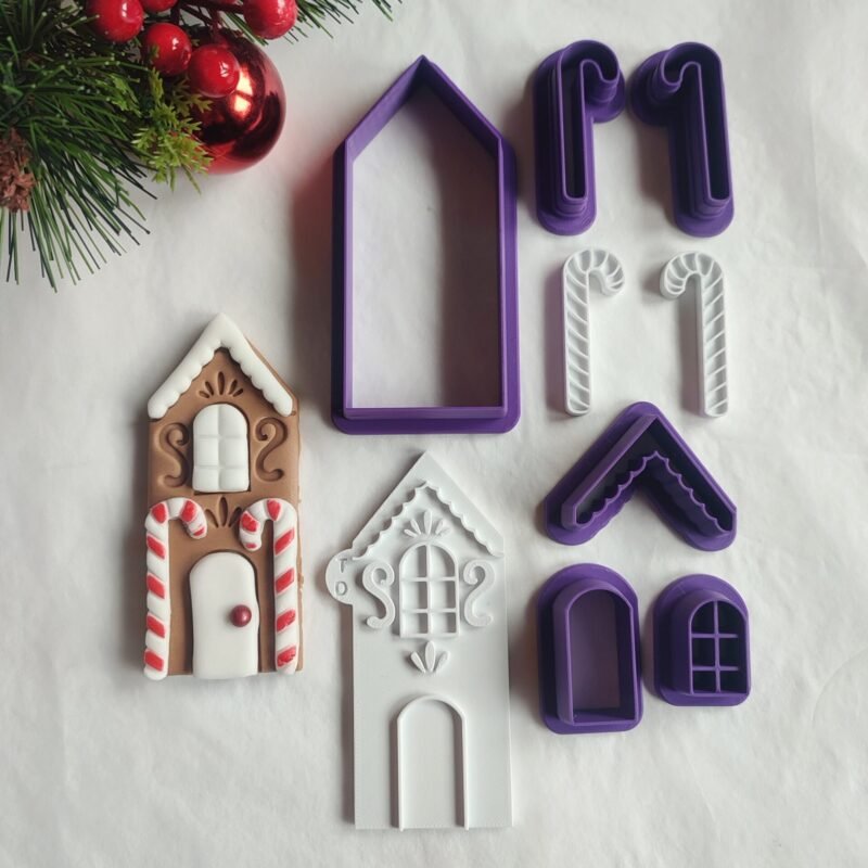 Long gingerbread house