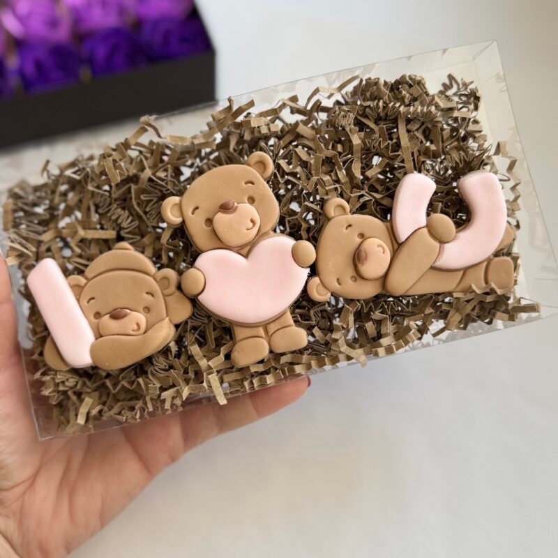 I Love You bear set