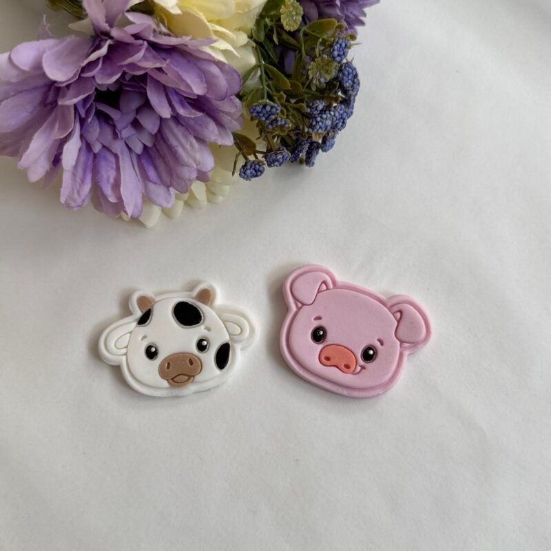 Farm Animal heads 5cm