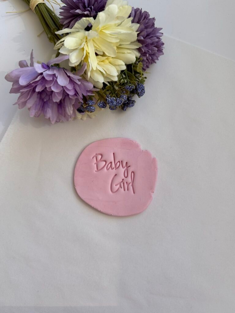 Baby girl stamp