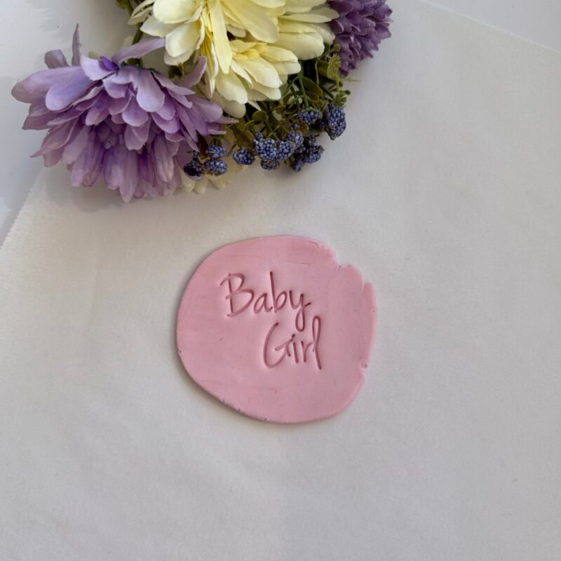 Baby girl stamp