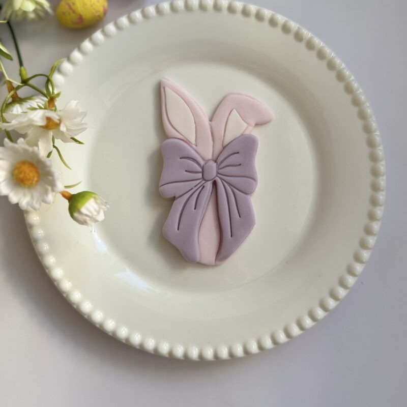 Egg with bow and ears