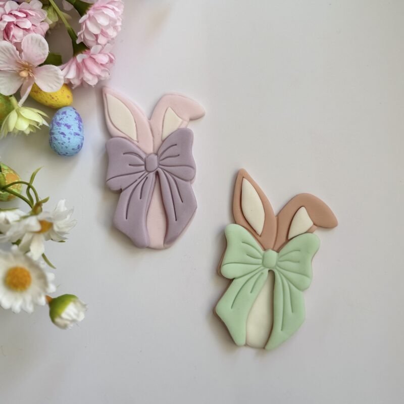 Egg with bow and ears