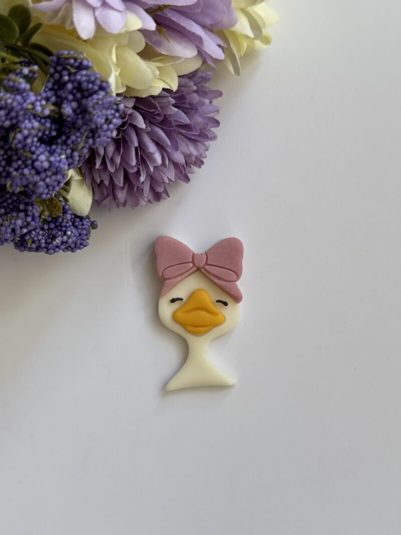 Κουπάτ Mini goose face with bow