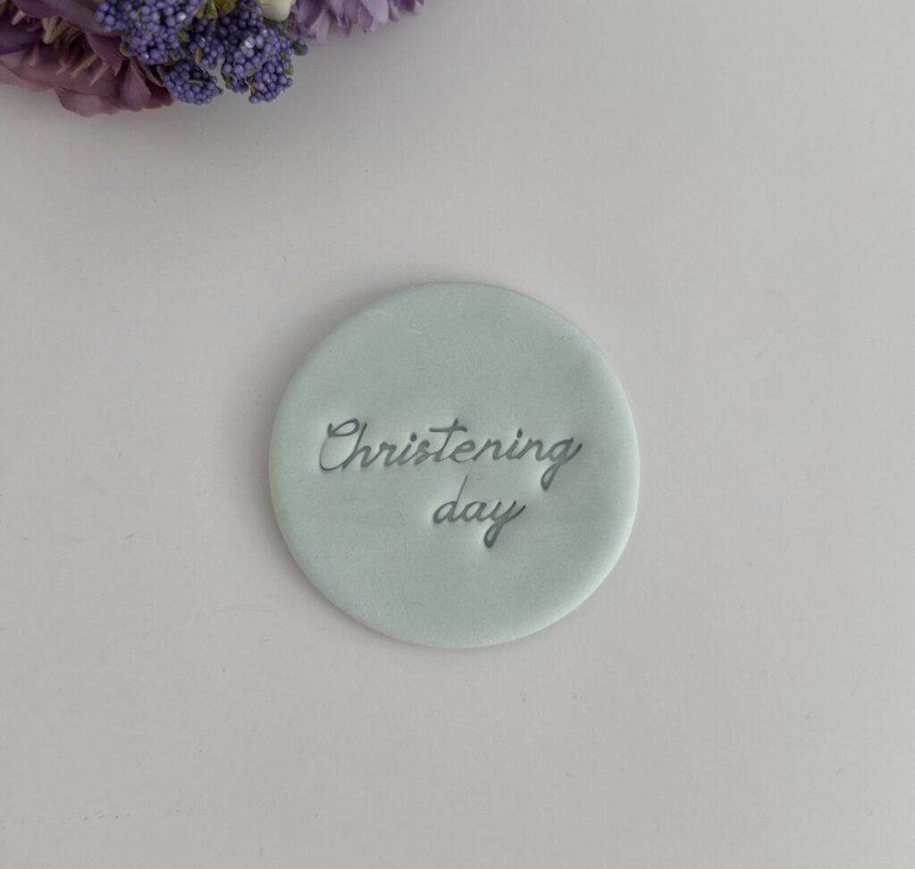 Christening day stamp
