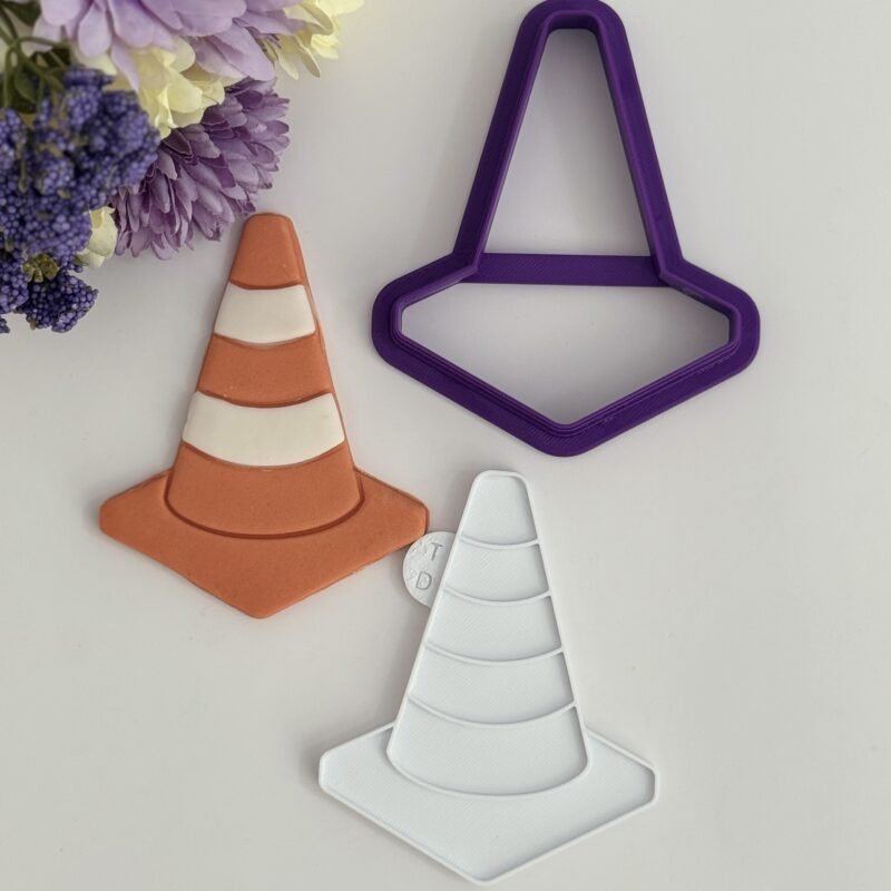 Traffic cone embosser