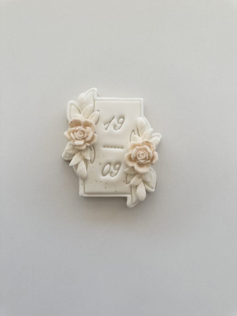 Wedding frame with flowers
