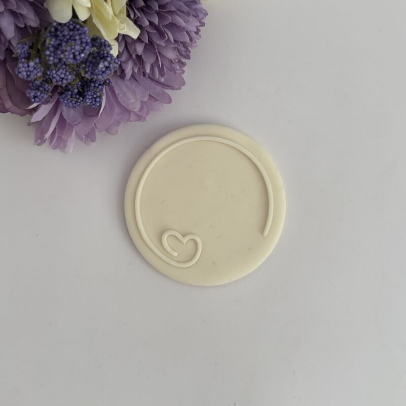 Circle with heart