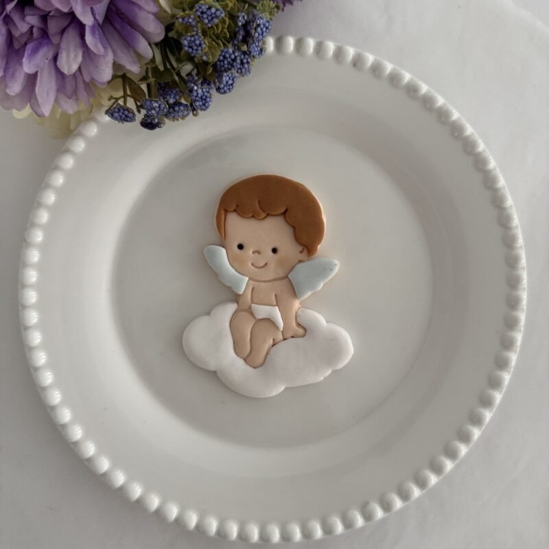 Little angel on a cloud