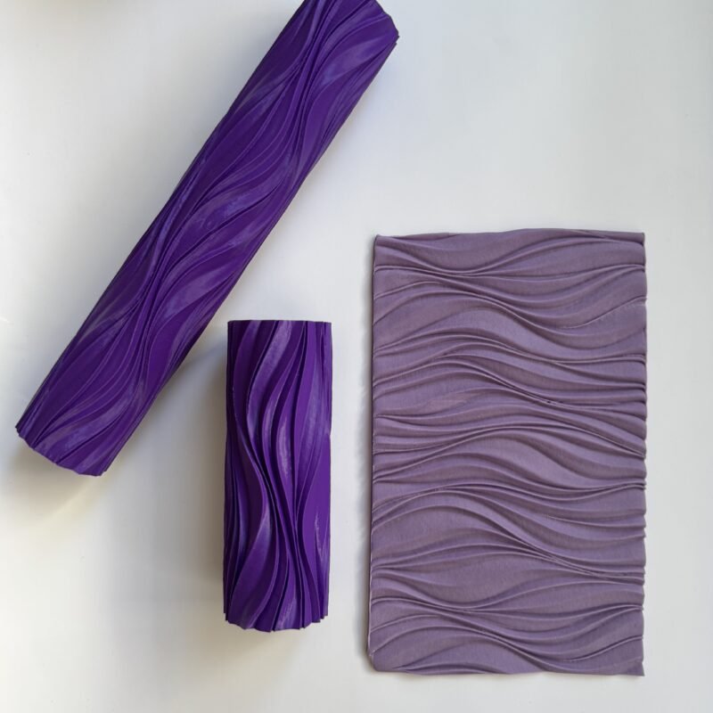 Flowing lines rolling pin