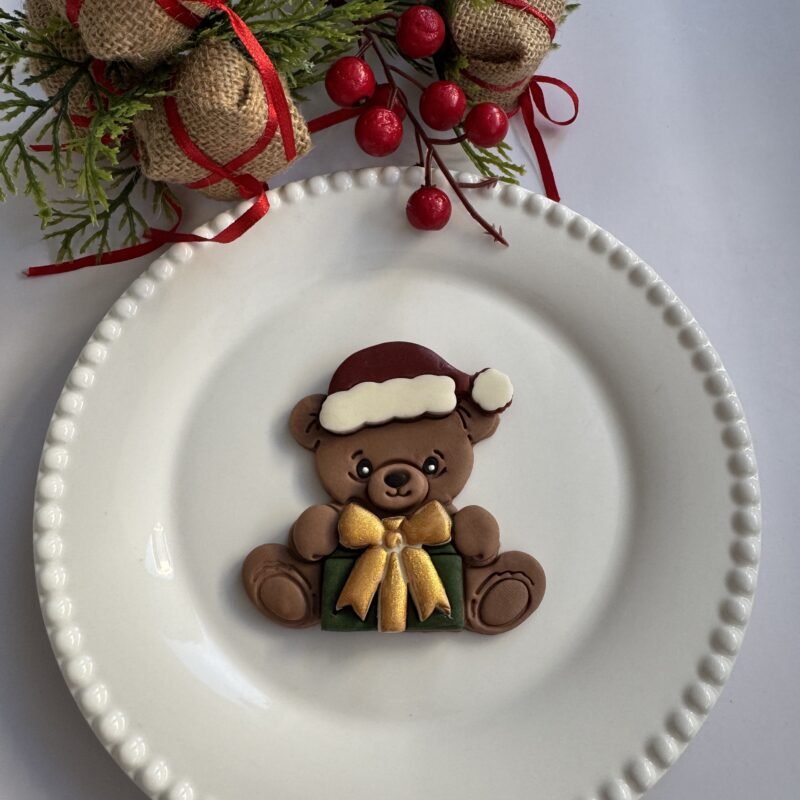 Bear with present