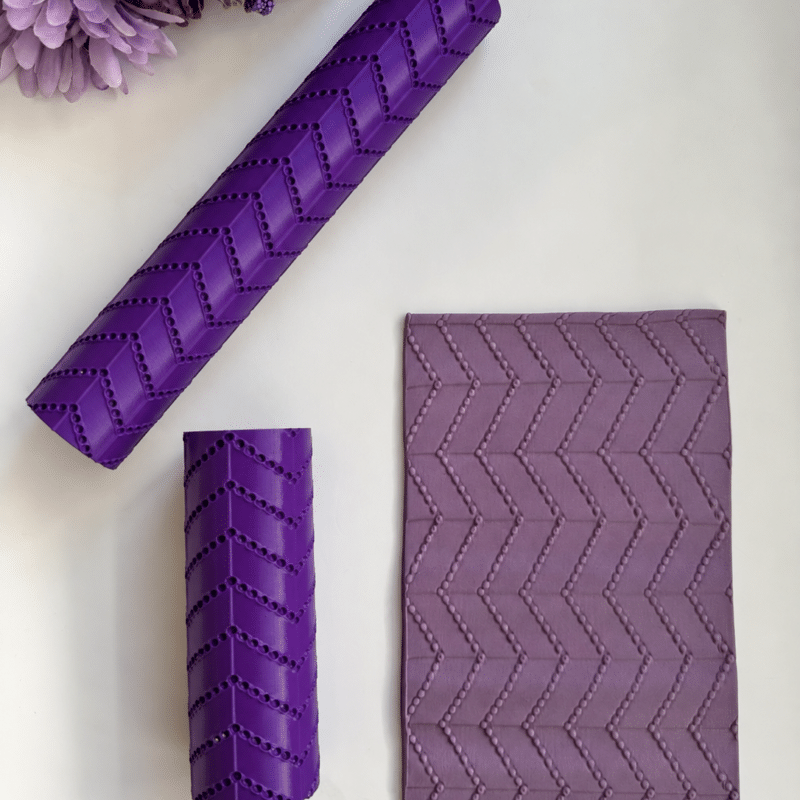 Dotted ZigZag rolling pin