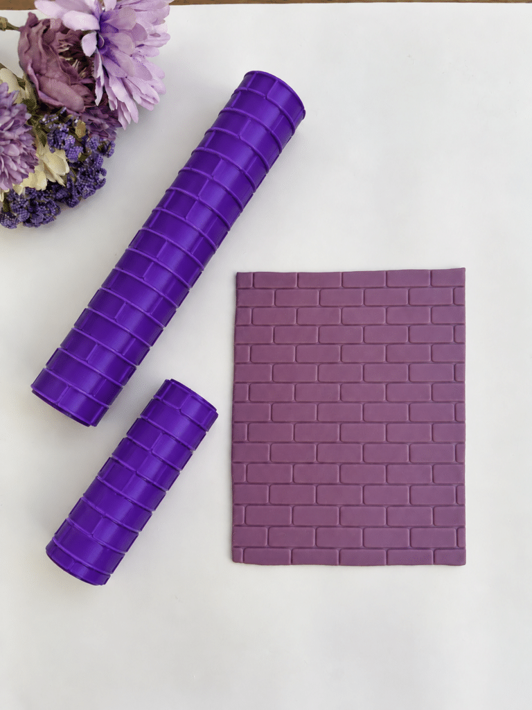 Brick wall rolling pin